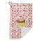 Sweet Cupcakes Microfiber Golf Towels Small - FRONT FOLDED