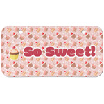 Sweet Cupcakes Mini/Bicycle License Plate (2 Holes) (Personalized)