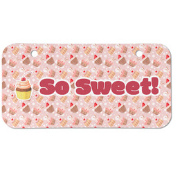Sweet Cupcakes Mini/Bicycle License Plate (2 Holes) (Personalized)