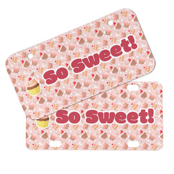 Sweet Cupcakes Mini/Bicycle License Plate (Personalized)
