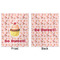 Sweet Cupcakes Minky Blanket - 50"x60" - Double Sided - Front & Back