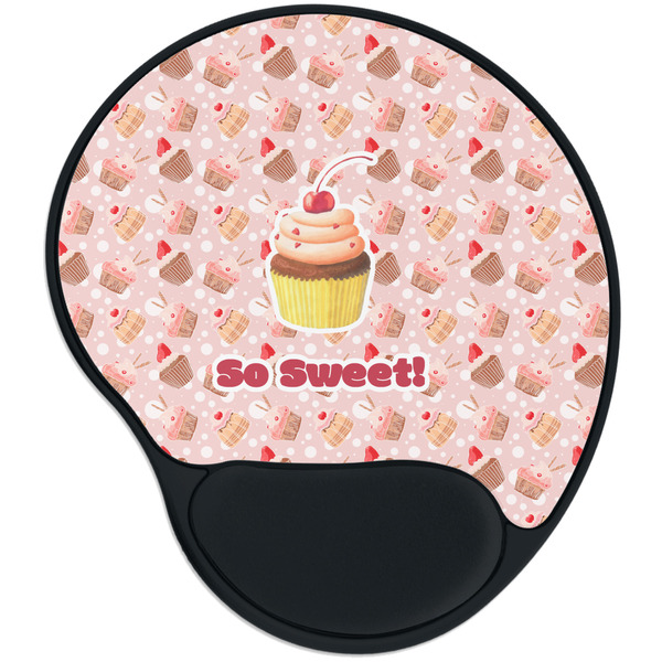 Custom Sweet Cupcakes Mouse Pad with Wrist Support