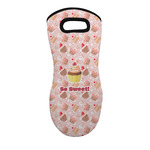 Sweet Cupcakes Neoprene Oven Mitt w/ Name or Text