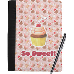 Sweet Cupcakes Notebook Padfolio - Large w/ Name or Text