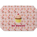 Sweet Cupcakes Dining Table Mat - Octagon (Single-Sided) w/ Name or Text