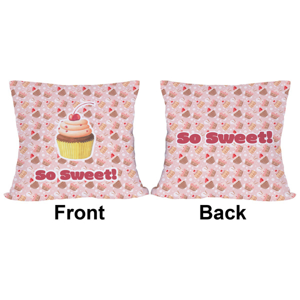 Sweet Cupcakes Outdoor Pillow - 20x20