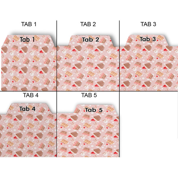 Sweet Cupcakes Page Dividers - Set of 5 - Approval