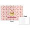 Sweet Cupcakes Disposable Paper Placemat - Front & Back
