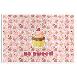 Sweet Cupcakes Disposable Paper Placemats (Personalized)