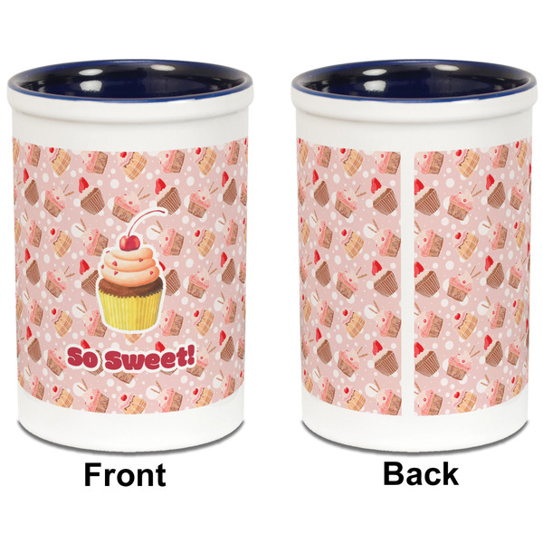 Sweet Cupcakes Pencil Holder - Blue - approval