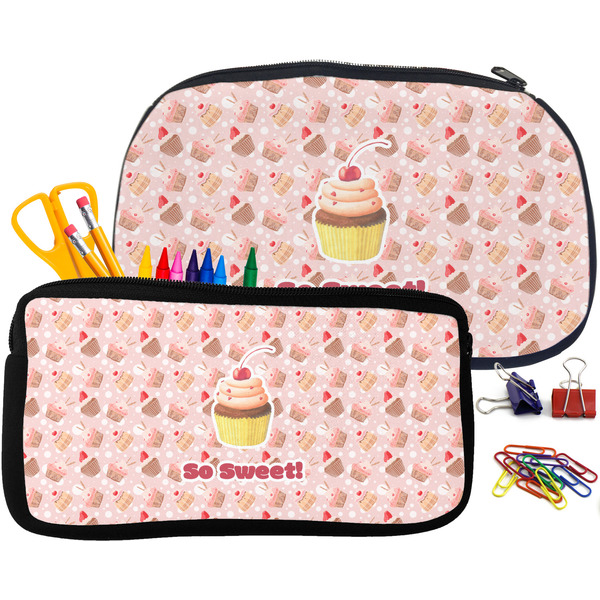 Sweet Cupcakes Pencil / School Supplies Bags Small and Medium