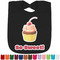 Sweet Cupcakes Personalized Black Bib