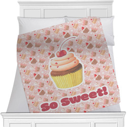 Sweet Cupcakes Minky Blanket (Personalized)
