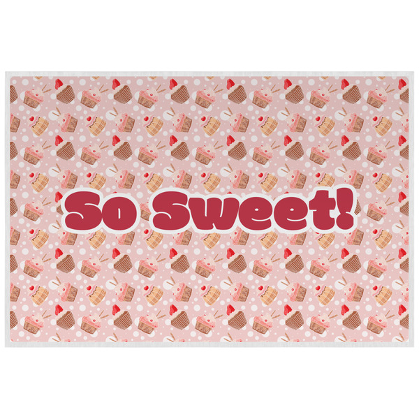 Sweet Cupcakes Personalized Placemat (Back)