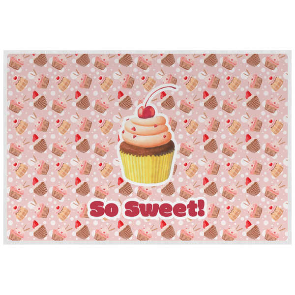 Custom Sweet Cupcakes Laminated Placemat w/ Name or Text