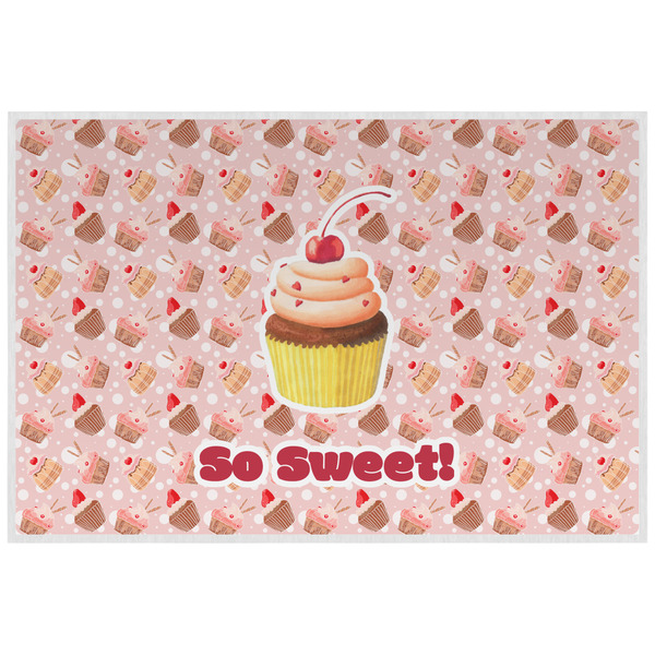 Custom Sweet Cupcakes Laminated Placemat w/ Name or Text