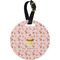 Sweet Cupcakes Plastic Luggage Tag - Round (Personalized)