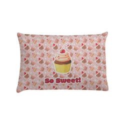 Sweet Cupcakes Pillow Case - Standard w/ Name or Text
