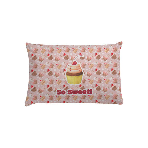 Custom Sweet Cupcakes Pillow Case - Toddler w/ Name or Text