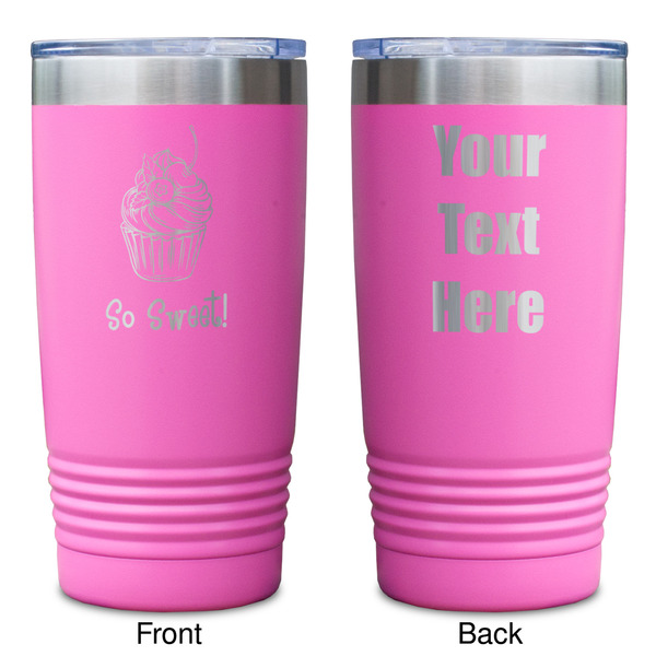 Sweet Cupcakes Pink Polar Camel Tumbler - 20oz - Double Sided - Approval