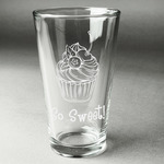 Sweet Cupcakes Pint Glass - Engraved (Single) (Personalized)