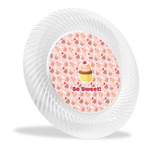 Sweet Cupcakes Plastic Party Dinner Plates - 10" (Personalized)