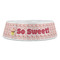 Sweet Cupcakes Plastic Pet Bowls - Large - FRONT