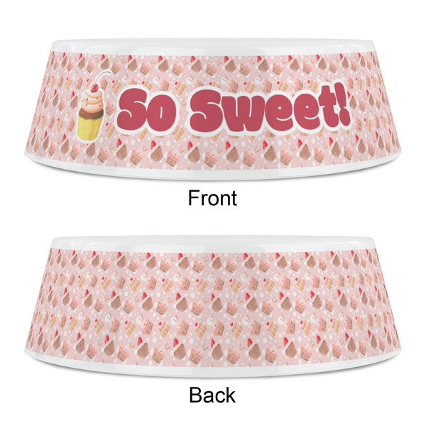 Sweet Cupcakes Plastic Pet Bowls - Small - APPROVAL