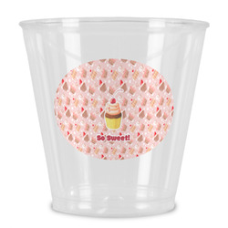 Sweet Cupcakes Plastic Shot Glass (Personalized)