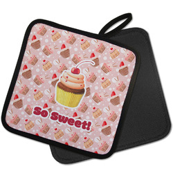 Sweet Cupcakes Pot Holder w/ Name or Text
