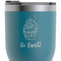 Sweet Cupcakes RTIC Tumbler - Dark Teal - Laser Engraved - Single-Sided (Personalized)