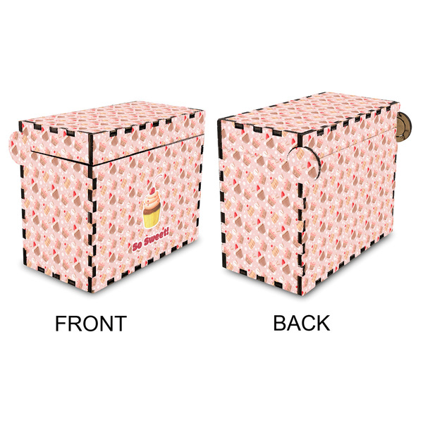 Sweet Cupcakes Recipe Box - Full Color - Approval