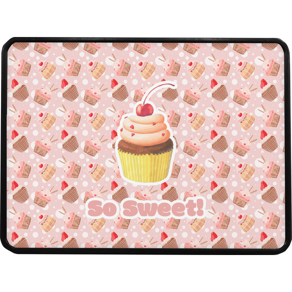 Sweet Cupcakes Rectangular Car Hitch Cover w/ FRP Insert