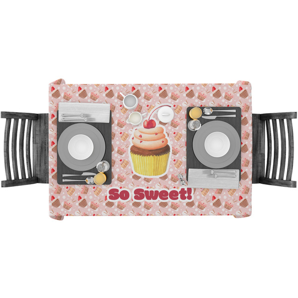 Sweet Cupcakes Rectangular Tablecloths - LIFESTYLE