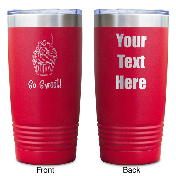 Sweet Cupcakes Red Polar Camel Tumbler - 20oz - Double Sided - Approval