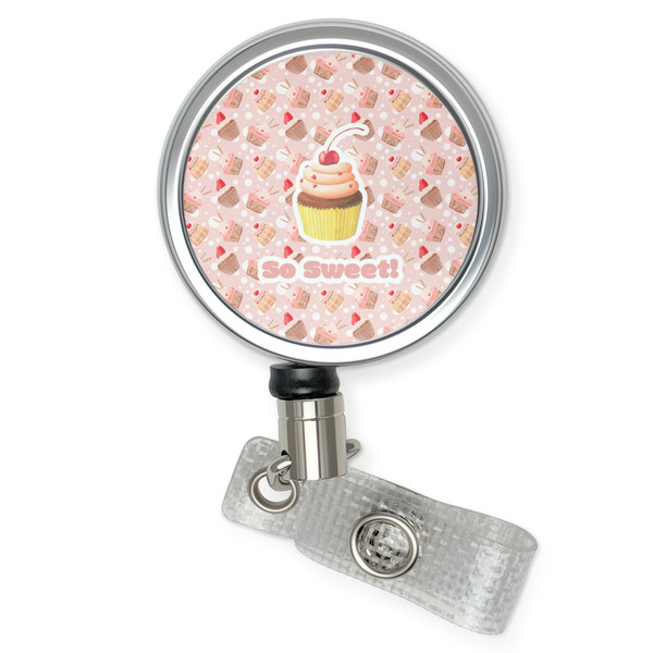 Custom Sweet Cupcakes Retractable Badge Reel (Personalized)