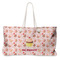 Sweet Cupcakes Large Tote Bag with Rope Handles (Personalized)