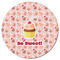 Sweet Cupcakes Round Fridge Magnet - FRONT