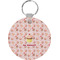 Sweet Cupcakes Round Plastic Keychain (Personalized)