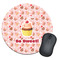 Sweet Cupcakes Round Mouse Pad - LIFESTYLE 1