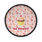 Sweet Cupcakes Iron On Round Patch w/ Name or Text