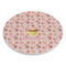 Sweet Cupcakes Round Stone Trivet - Angle View