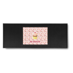 Sweet Cupcakes Rubber Bar Mat (Personalized)