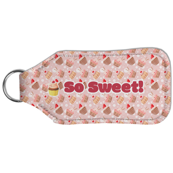 Sweet Cupcakes Sanitizer Holder Keychain - Large (Back)