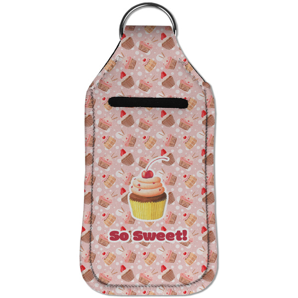Sweet Cupcakes Sanitizer Holder Keychain - Large (Front)