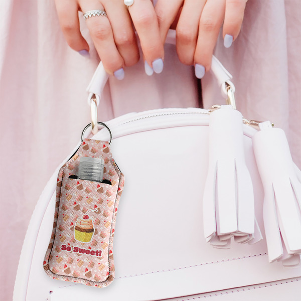Sweet Cupcakes Sanitizer Holder Keychain - Large (LIFESTYLE)