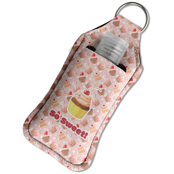 Sweet Cupcakes Sanitizer Holder Keychain - Large in Case