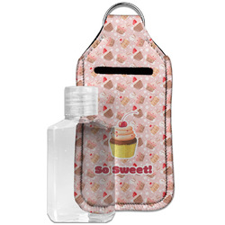 Sweet Cupcakes Hand Sanitizer & Keychain Holder - Large (Personalized)