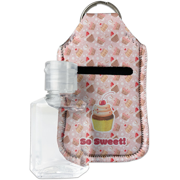 Custom Sweet Cupcakes Hand Sanitizer & Keychain Holder - Small (Personalized)