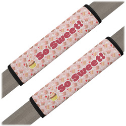 Sweet Cupcakes Seat Belt Covers (Set of 2) (Personalized)
